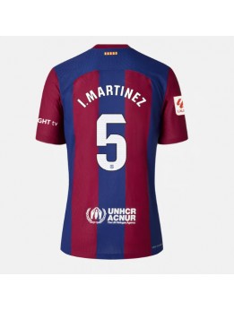 Ženski Nogometna dresi replika Barcelona Inigo Martinez #5 Domači 2023-24 Kratek rokav